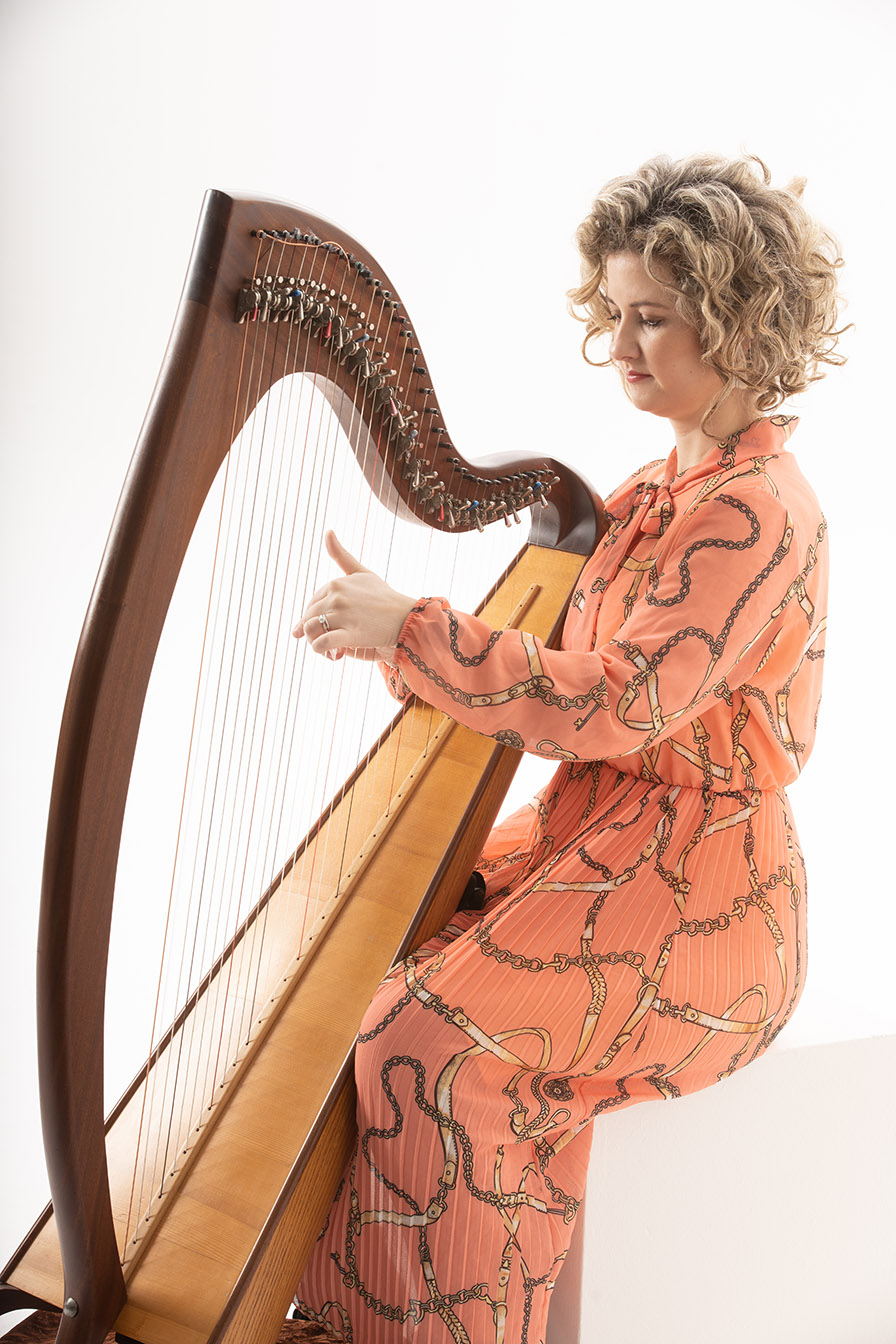 An Irish Harpist